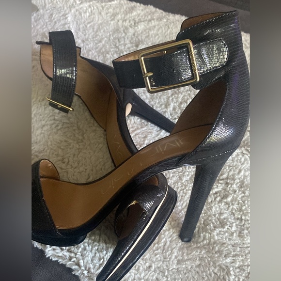 CALVIN KLEIN STRAPPED HEELS - Picture 1 of 7